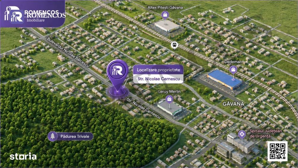 Apartament Rolast, 2 balcoane si panorama spre padurea Trivale