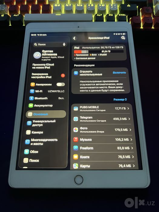 Ipad 8 ideal 128gb