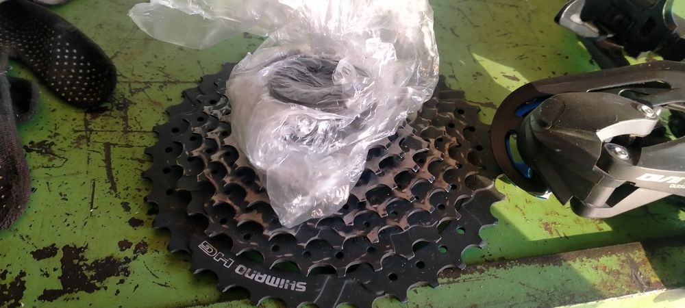 Трансмиссия от велосипеда.