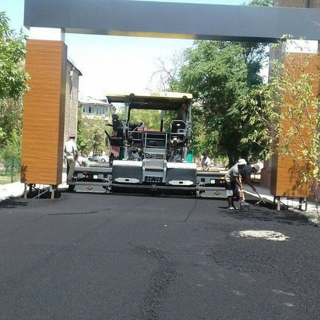 Asfalt qilamiz. Yo'l qurilishi xizmati.