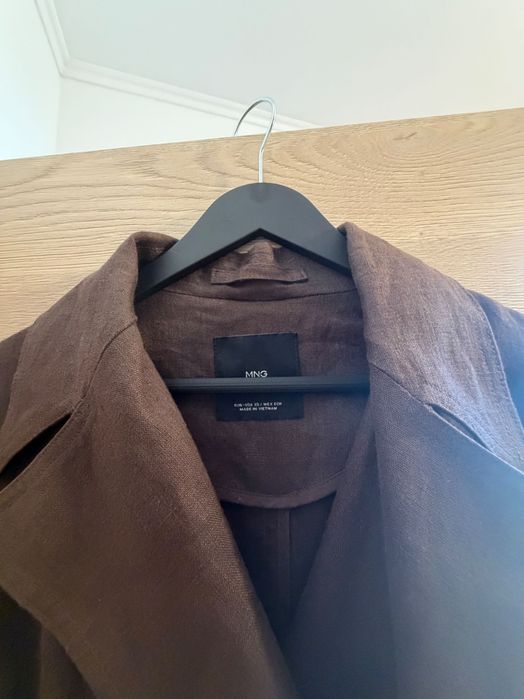Ленен тренч Mango
