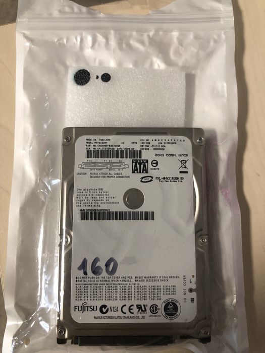 Hard Disk Laptop 160GB