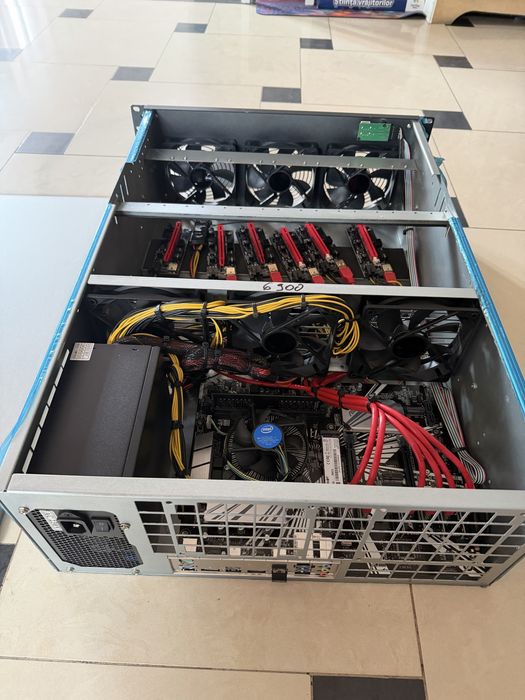 Carcasa rig server mining i3
