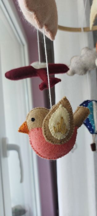Carusel bebe fetru handmade. Carusel bebelusi baietei
