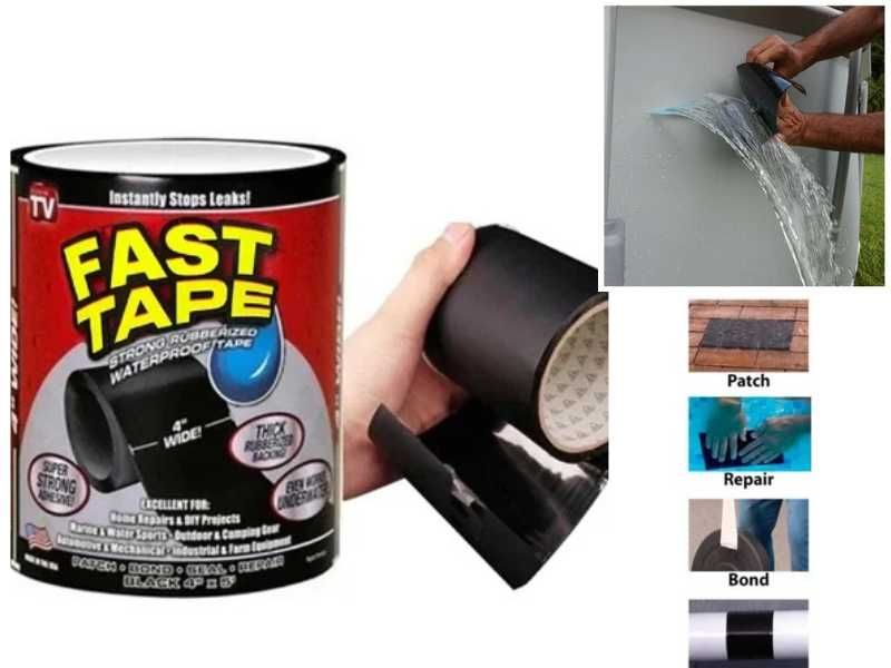 Тиксо водоустойчиво гумирано ултра здрава ремонтна лента FAST TAPE