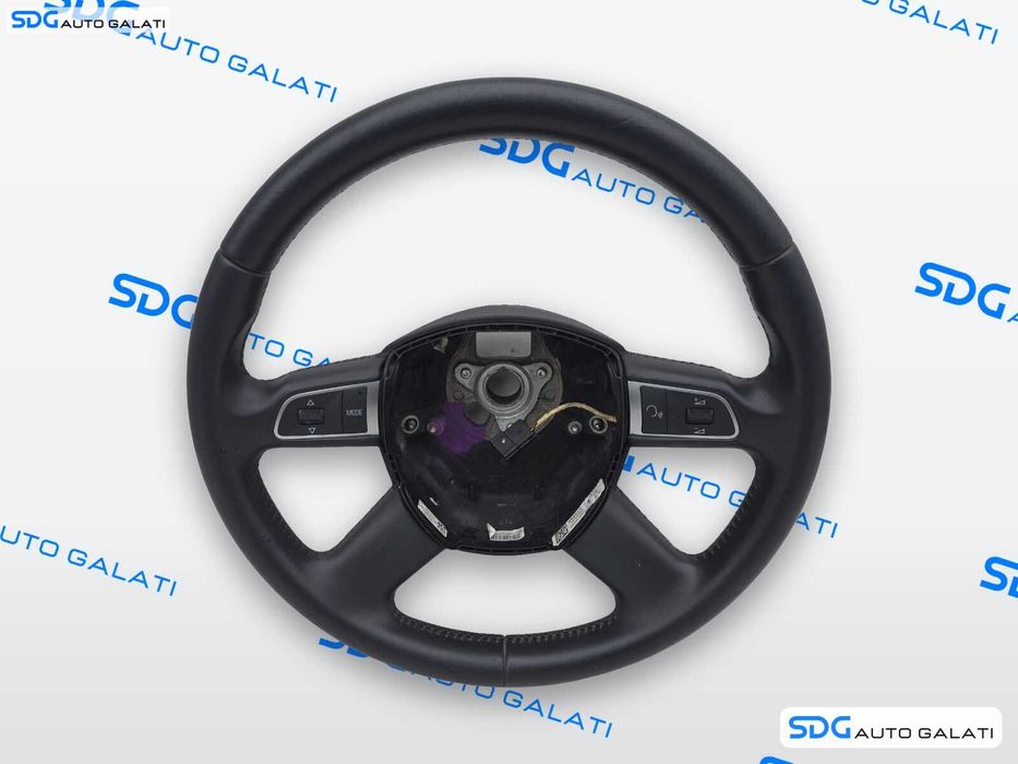 Volan Piele 4 Spite cu Comenzi FARA Airbag Audi A3 8P FL Facelift 2008 - 2013 [K2060]