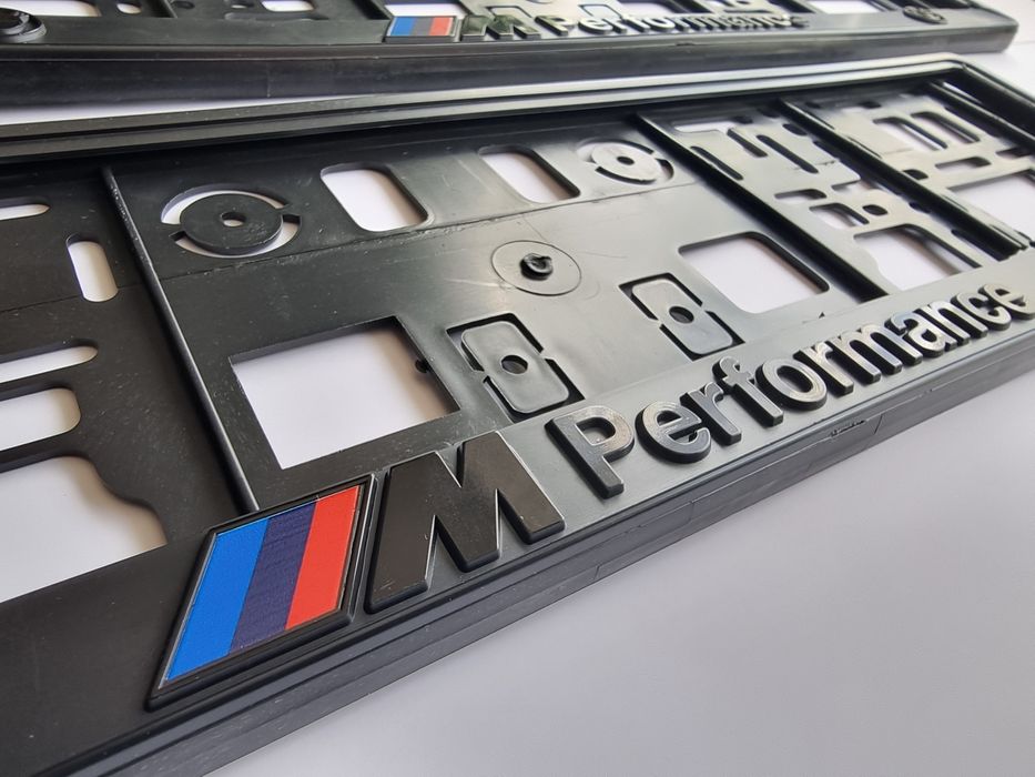 2 броя Подложки за регистрационен номер BMW M Performance