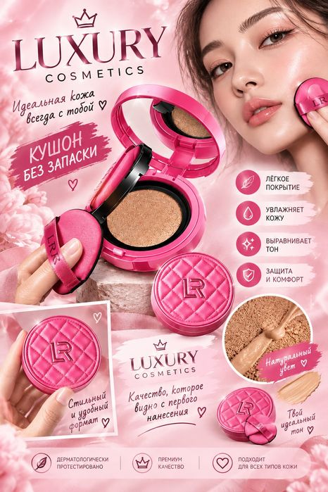 Корейский кушон тоналка класса люкс