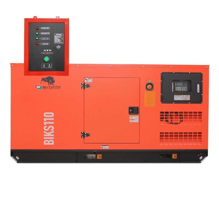 Generator de curent Bisonte BIKS110, insonorizat, Pmax=110kVA 400V ATS inclus