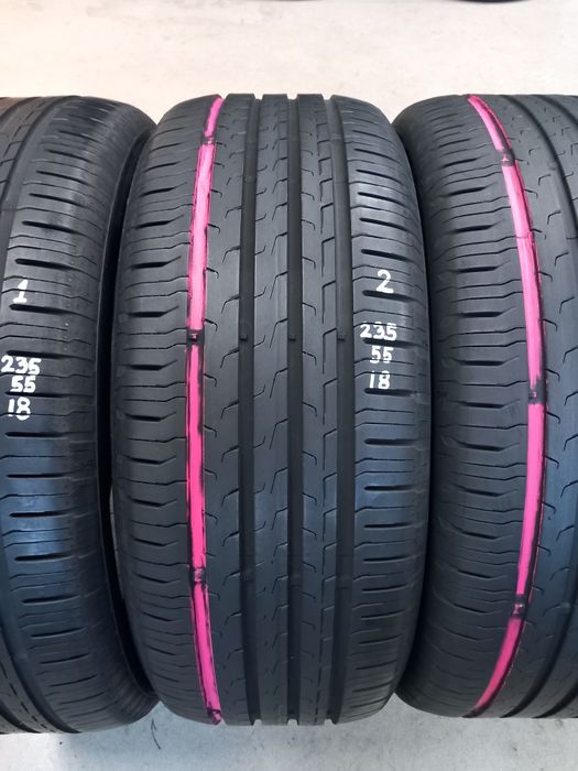 235/55R18 100V 4бр.Continental Made in FRANCE Неразличими от НОВИ-DEMO