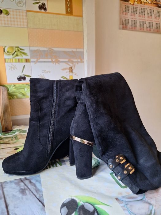 Сапожки замшевые размер 36