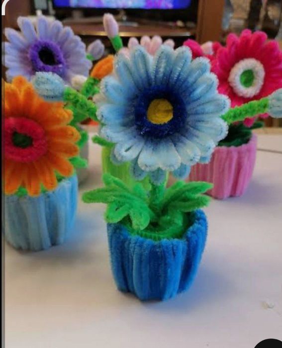 Букет из цветов ручная работа