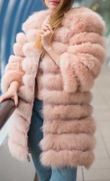 Шуба -трансформер песцовая