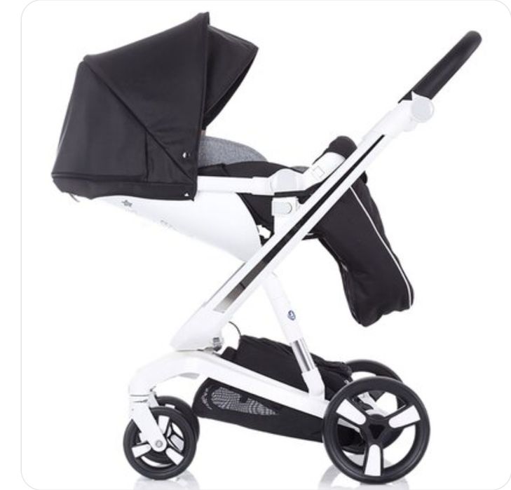 Vand carucior Chipolino - Carucior 3 in 1 Electra, Alb/Negru