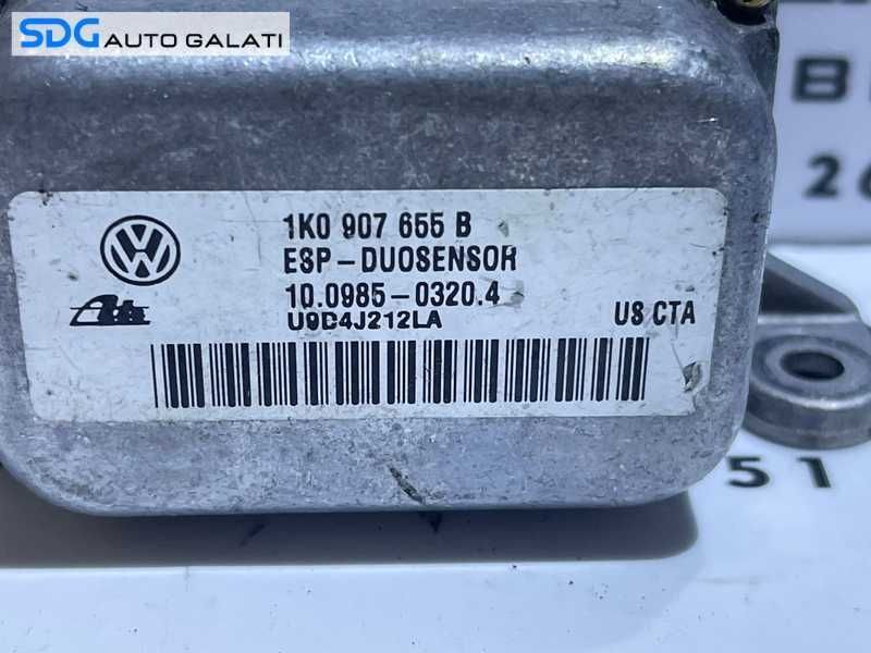Senzor Acceleratie Laterala ESP VW Golf 5 2004 - 2008 Cod 1K0907655B  [S0177]