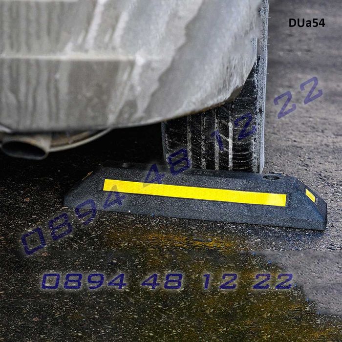 Светлоотразутелен паркинг стопер предпазител ограничител гуми коли