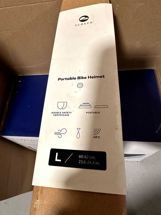 Casca bicicleta Closca Helmet Loop Pearl White L 60-63cm Noua