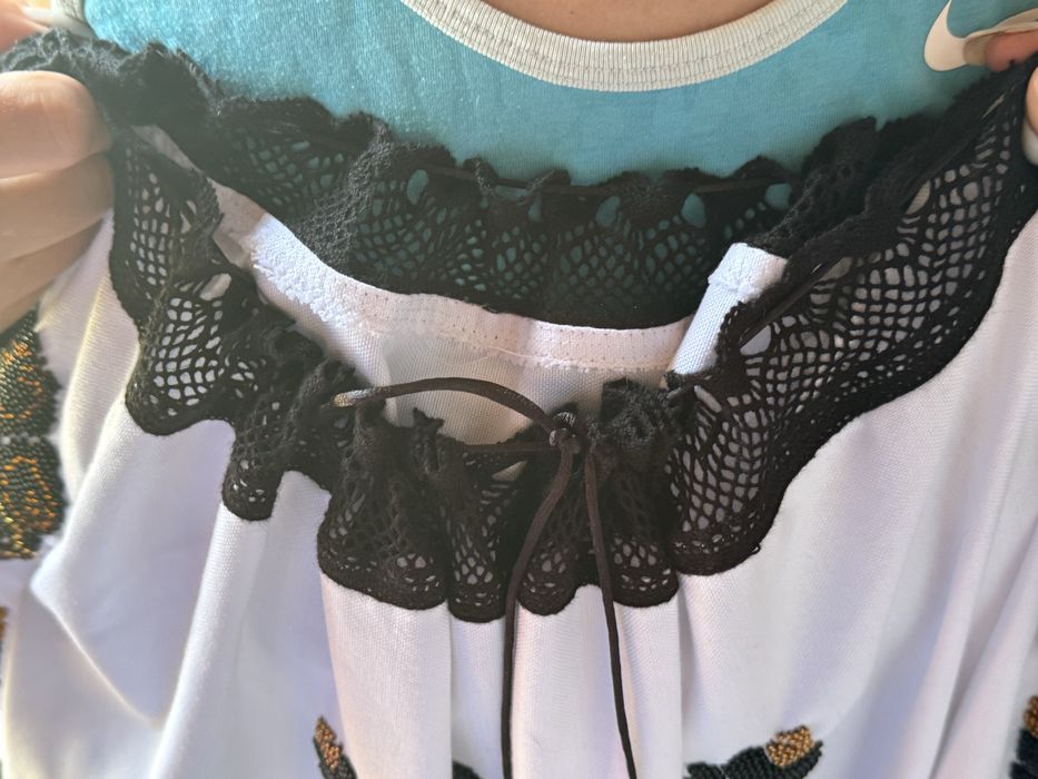 Camasa Traditionala cusuta cu margele MANUAL!