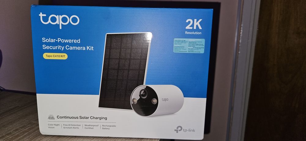 Camera de supraveghere TP-Link Tapo C410 KIT cu panou solar 2K Wifi