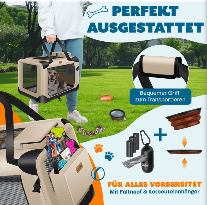 Сгъваема кутия за транспортиране на кучета/ котки и домашни животни