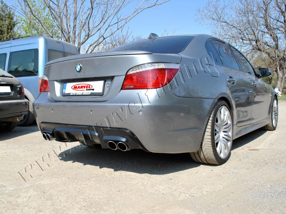 Дифузьор за задна броня за BMW E60 M TECH / БМВ Е60 Мтех № 020714