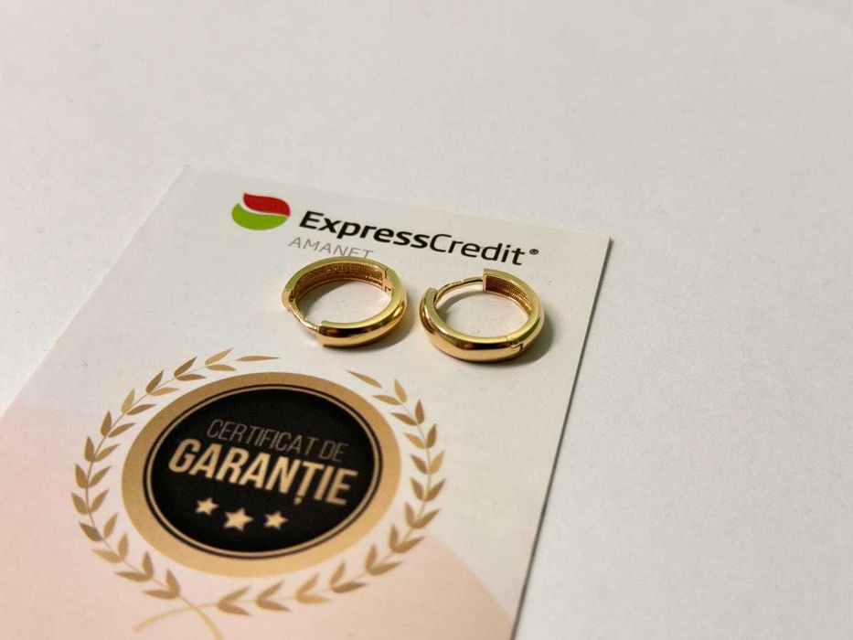 Cercei aur 14K 3.16g (B.60644 Tatarasi) Garantie 2 ani