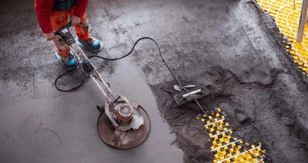 Стяжка пола Механизированная Сухая Suxoy styashka Стяжка Полусухая