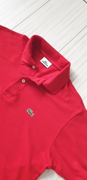 Lacoste Pique Cotton Classic Fit  4 - M НОВО! ОРИГИНАЛ! Мъжка Тениска!
