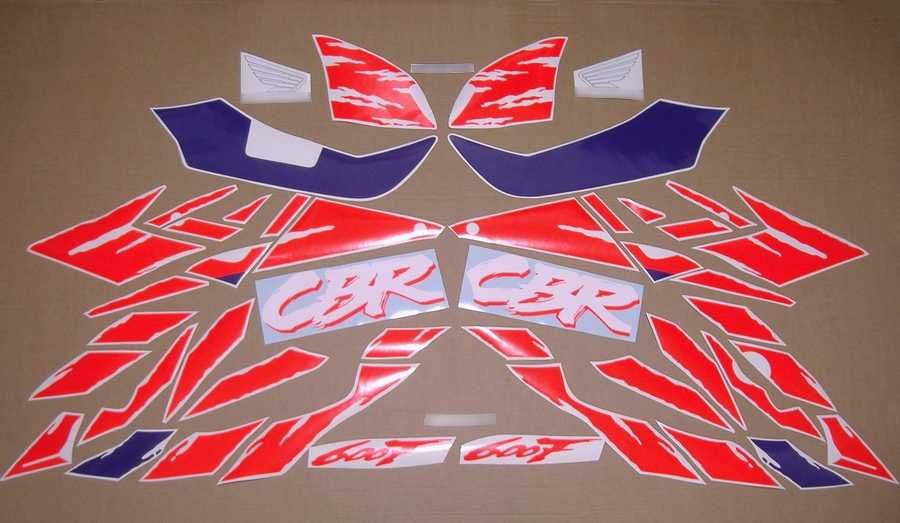 Стикери Honda CBR 600 F2 1991г.-1994г. лепенки хонда цбр ф2 графики