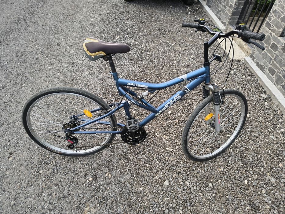 Bicicleta DHS de 26' suspensie fata / spate 21 viteze