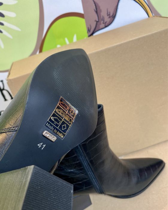 Дамски боти обувки MEXX 40-41 естествена кожа