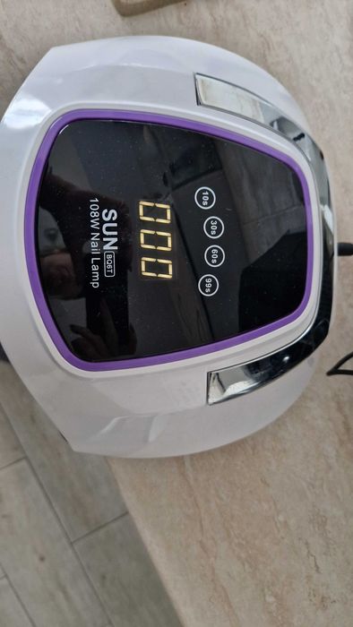 Lampa LED unghii, 2 in 1 cu senzor, putere de 108W Sun model BQ6T .