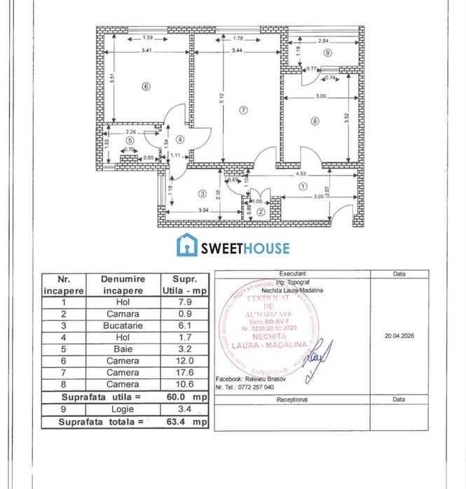 Apartament 3 Camere, Etaj 410 | Calea Bucuresti | Disponibil Imediat