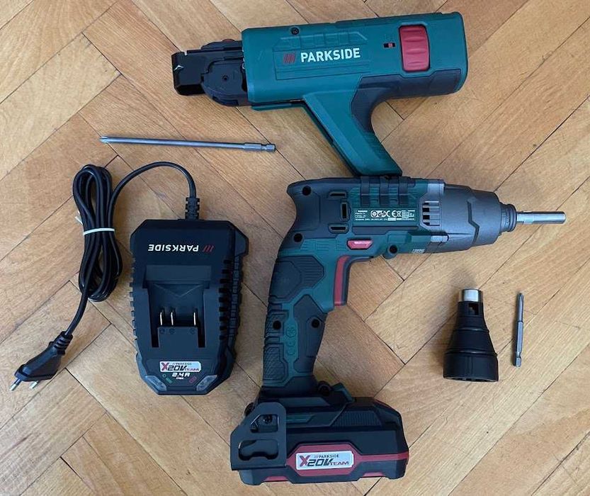 Нов акумулаторен винтоверт за гипс картон Parside