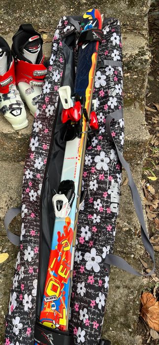 Детски ски 135 см и обувки