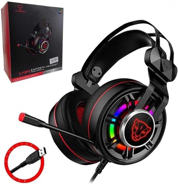Motospeed G919 headset, USB, RGB