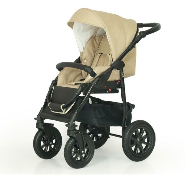 Cărucior Krausman 3 in 1 Jet Beige Black - testat ADAC