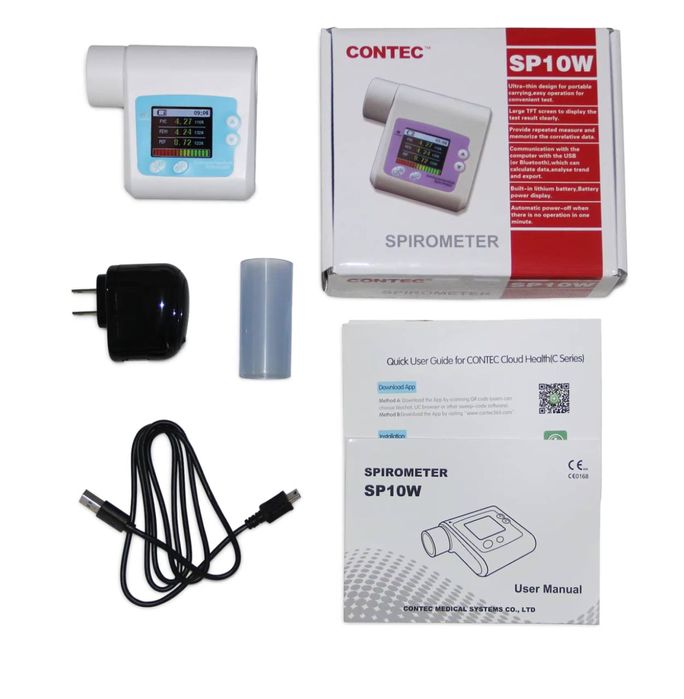 Спирометр пикфлоуметр Contec sp10w spirometer