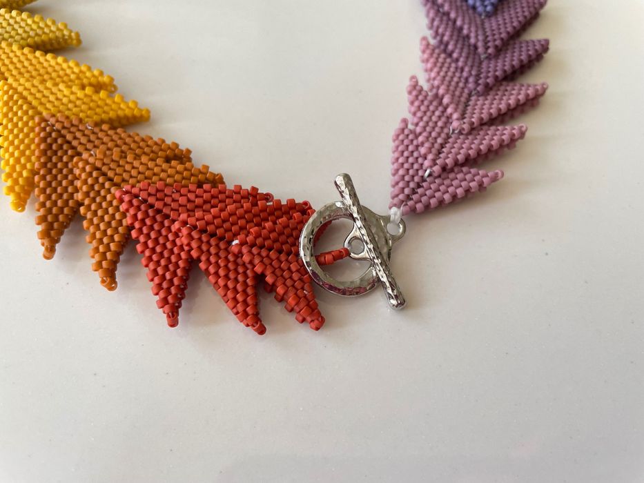 Ръчно-изработено Колие Дъга Безплатна доставка