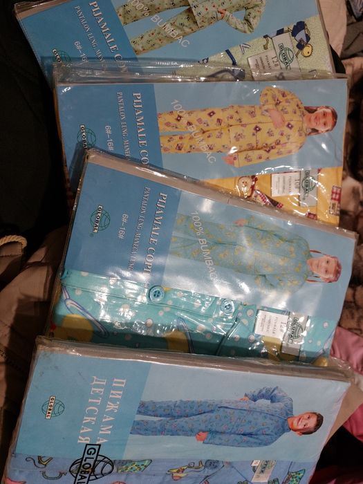 Pijamale  bumbac copi și adulți