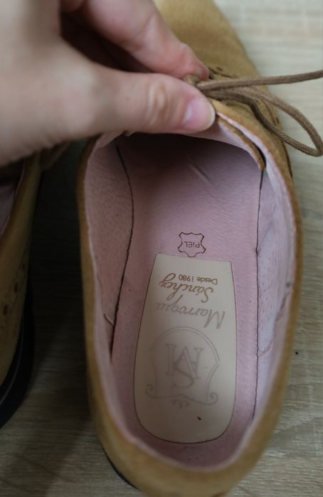 Pantofi eleganți cu șiret piele 38