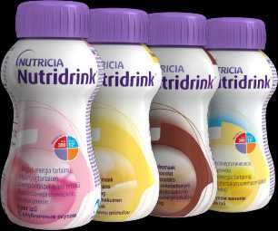 Nutricia Nutridrink 24x200ml capsuni, vanilie, ciocolata