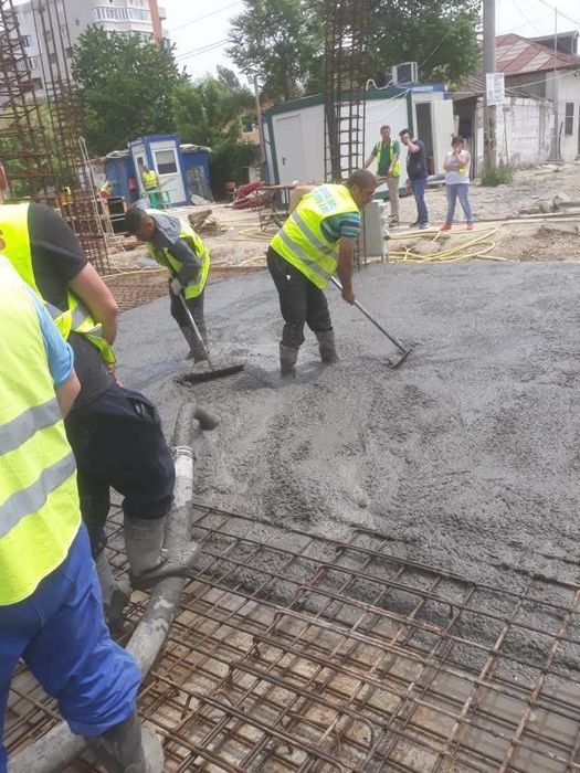 Executări beton elicopterizat Galați.