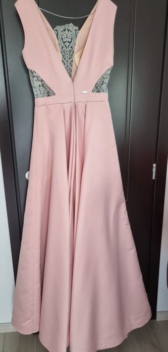 Rochie de seara roz pudra