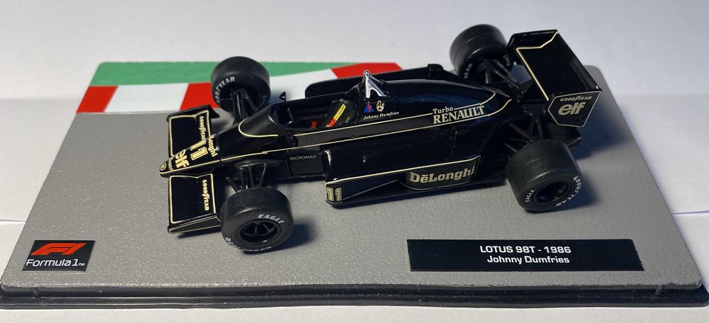 LOTUS 98T 1986 Johnny Dumfries Macheta Formula1 Scara 1:43