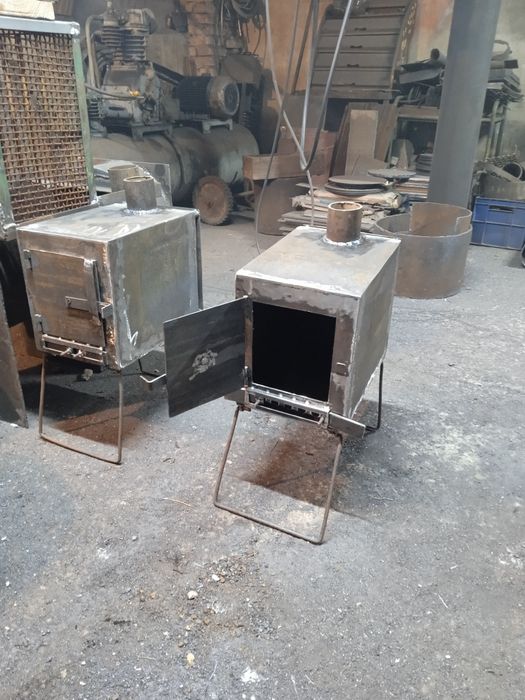 Печь в палатку походная