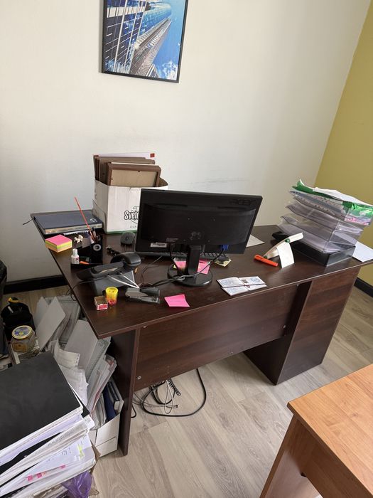 Шкаф, стеллажи, столы