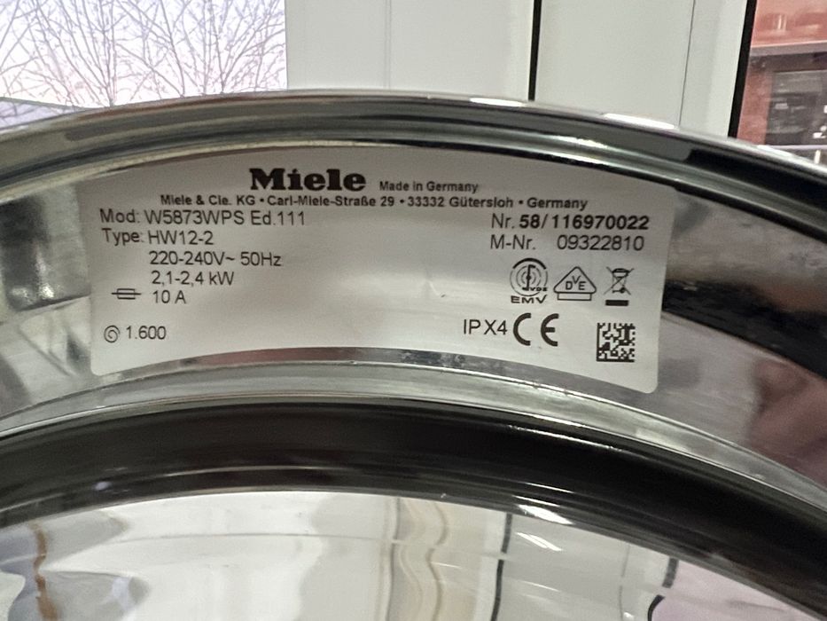 Пералня Miele -W5873WPS EDITION 111-8 кг,А+++