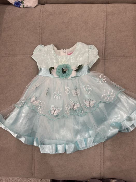 Эльза платья Белый платье детский б/у