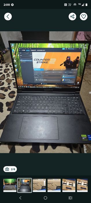 Vând sau schimb laptop gigabyte g6 ultra gaming